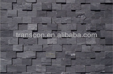 Black natural flexible stone veneer