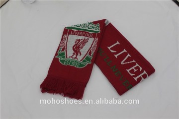 Acrylic Jacquard Football Scarf Soccer Scarf Fans Scarf