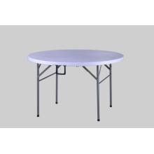 Table de fête ronde en plastique HDPE solide