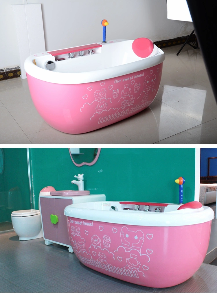 Wholesale Children Infant Bathing Deep Soaking Coloured Red Baby Tub