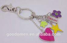heart keychain,human heart shape keychain,star keychain