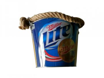 Rope Handle Ice Bucket