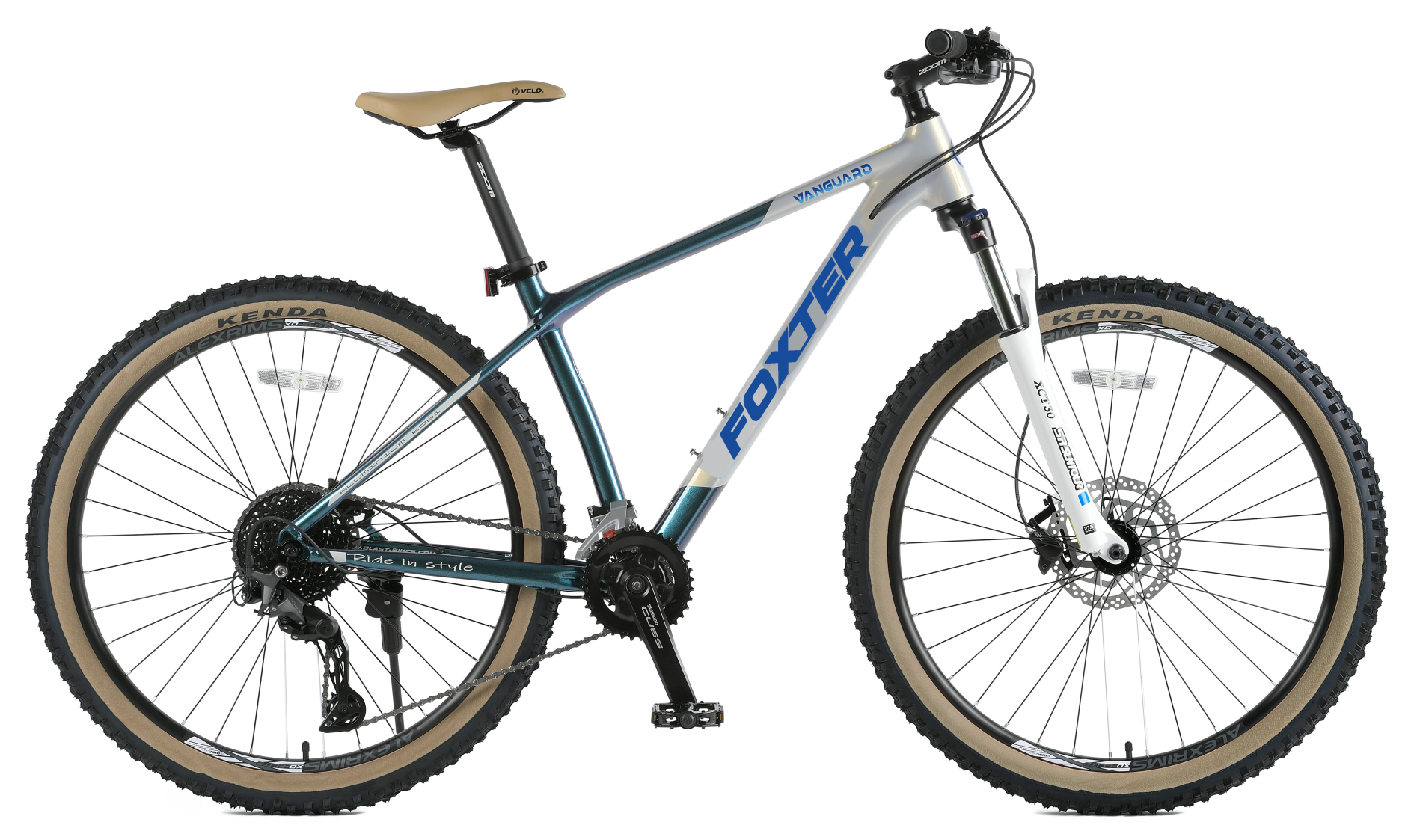 29 inç FT970 Alaşımlı çerçeve dağ bisikleti 27 hız ipuçları shimano süspansiyon çatalı çanak fren gümüş mavi 29inch FT970 Alloy frame mountain bike 27speed cues shimano suspension fork dish brake silver blue