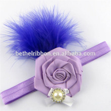 Girls hair accessories feather bands new style purple