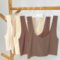 Huidskleur huidskleur vrouwen sporen minder cropped top ondergoed