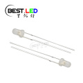 LED 450Nm 3 มม. รอบด้านบนสีน้ำเงินกระจายสีน้ำเงิน