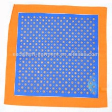 custom design 100% cotton print hanky
