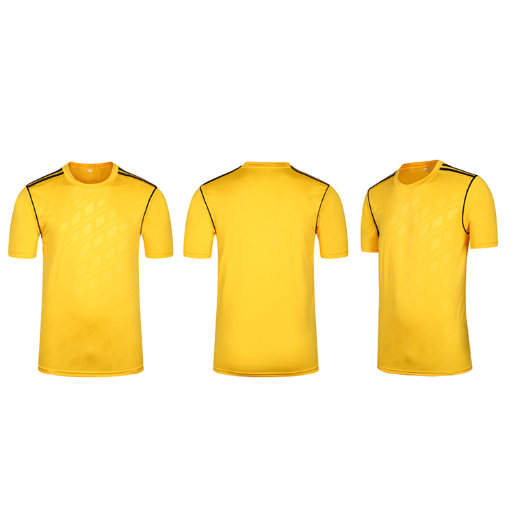 Jersey de futebol, uniforme de futebol de homens secos rápidos