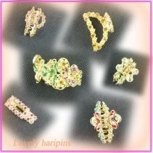 Party Crystal Jeweled Hair Accessories Colorful Butterfly Jeweled Hair Pins