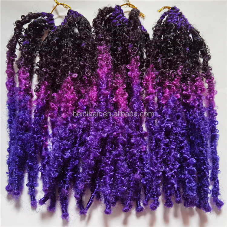 Wholesale 3 Tone Color Locs Hand Crochet Braids Butterfly Locs