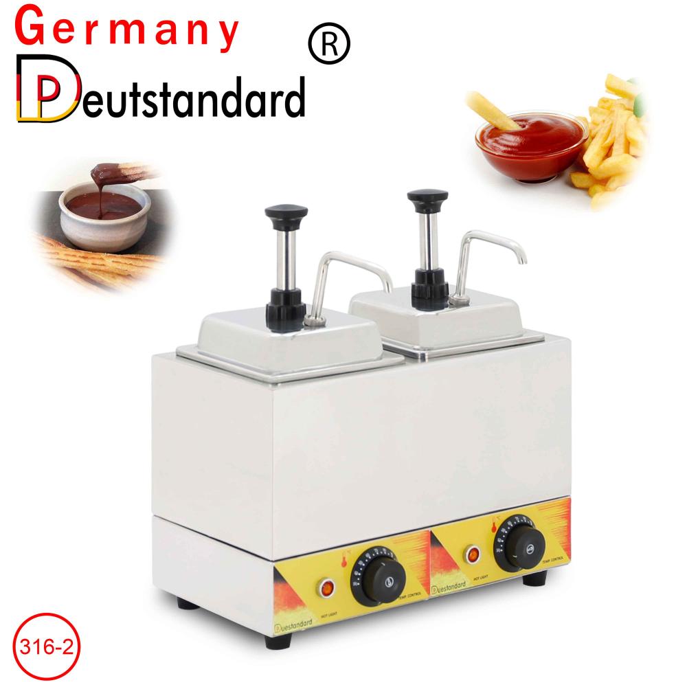 Double head sauce warmer machine