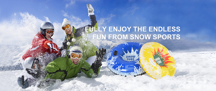 inflatable Round Snow Tube sledges for winter sports &inflatable snow tube snow tube flamingo