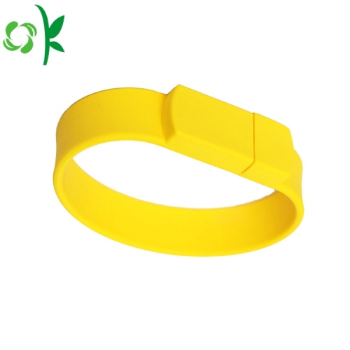 Hot Selling USB Logo Various Sizes Silicone Bracelets