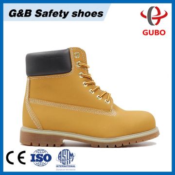 CE genuine leather oil and slip resistance men's safety shoes