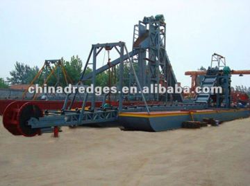 100-500cbm/h Sand Bucket Dredger