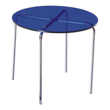 Acrylic Top Round Coffee Table