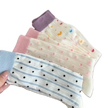 Cute Thin Spring Summer Pile Up Socks for Girls
