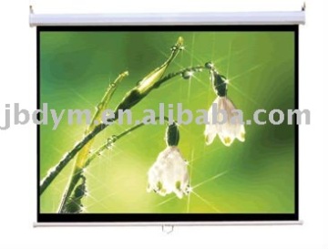 manual wall projector screen matte white OEM/Wall Mount Manual Pull Down Projection Screen