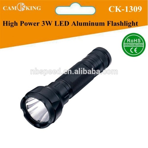 High Power 3W LED aluminum flashlight