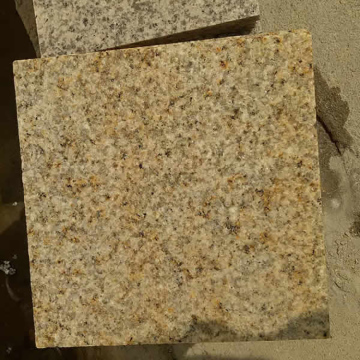 Yellow Rust Stone Lychee Noodle Granite Slab