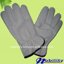 top cow split leather driver working gloves