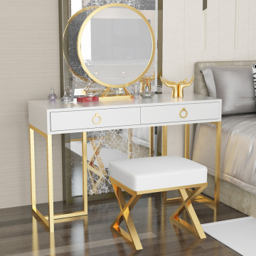 Luxury Modern Dressing Leather Dressing Vanity Table