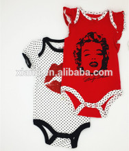 2016 hot sale 100% cotton new design special pattern baby grows