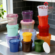 Transparent food packaging cans