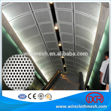 pvc coated perforated tube / perforated metal mesh / wire cloth