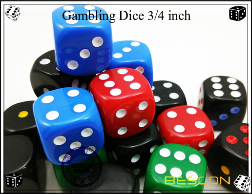 Dados de juego 19MM Gambling dice 19MM