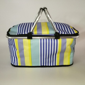 Promotional foldable shopping basket