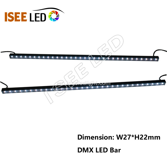 የተጋለጡ የ RGB LED አሞሌ DJ መብራት