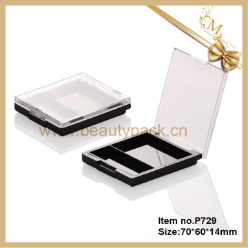 square cosmetic compact powder case