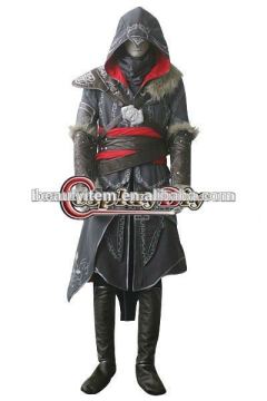 Hot Sale Assassins Creed Revelations Ezio Auditore da Firenze Cosplay Anime Costume