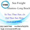 Shantou Port Sea Freight Shipping To Long Beach