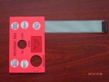 Quakeproof PVC Plastic Tactile Membrane Switch With 3M Adhe