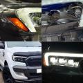 Faróis para o Ford Ranger 2015-2020 4x4 Pickup Arquus Trigger VT4
