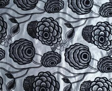 Polyester Printed Fabric Sofa Warp Knitting Upholstery