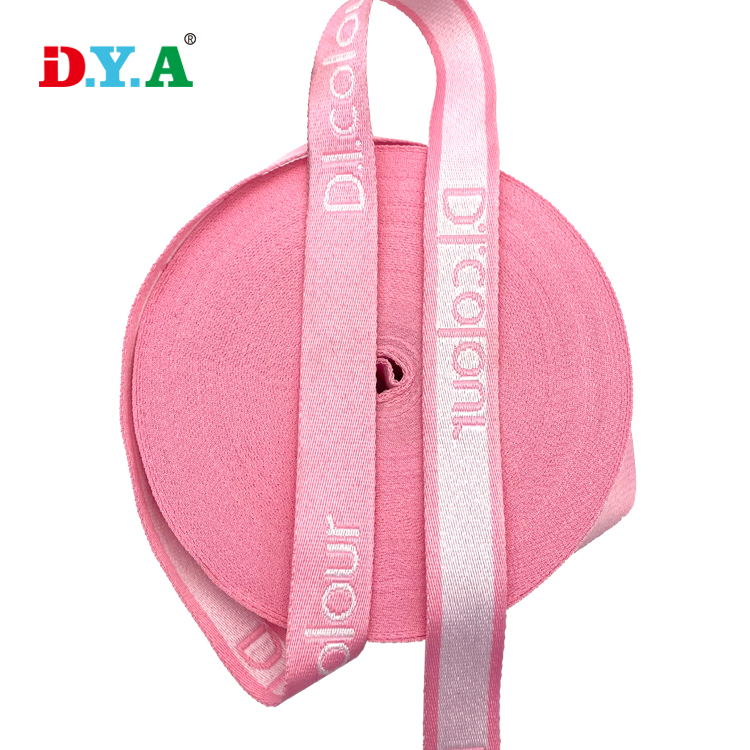 China Webbing Manufacturers Hot Sale Custom Logo WOVEN Jacquard Webbing Strap Polyester Tape