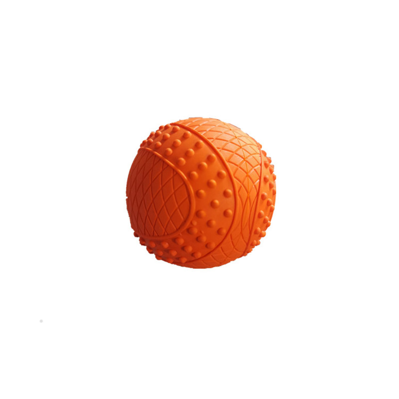Rubber Dog Toy Ball Squeaky Pet Ball Toy