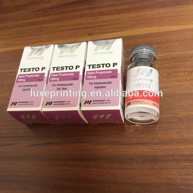 Free sample glossy lamination medicine bottle pill packaging box