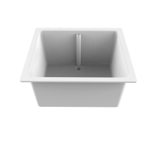 Polypropylene lab sink White