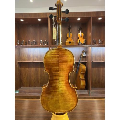 Maple Spruce Maple yang Dipilih Nice Flamed Acoustic 4/4 Violin