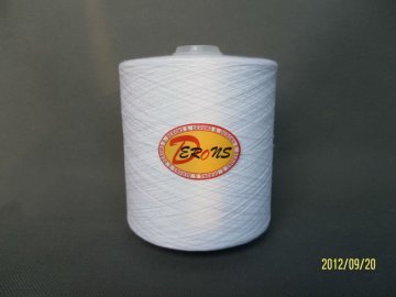 No knots 100% spun polyester TFO spun yarn