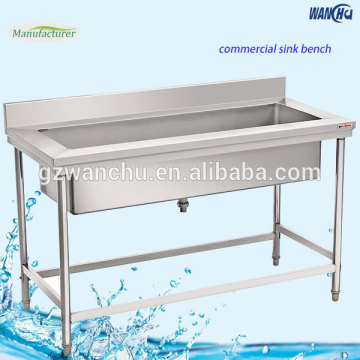 Stainless Steel Large Single Sink Bench/Laboratory Sink Bench