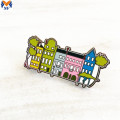 Metallanpassad emalj Charleston -mäns lapel -stift