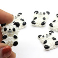 New Arrival Śliczne Mini Panda W Kształcie Żywicy Cabochon Na Ręcznie Robione Dekoracje DIY Zabawki Dekoracyjne Koraliki Charms