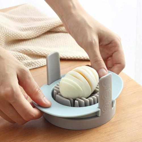 Multifunctional 3-in-1 boiled egg slicer egg chopper