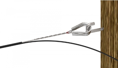 8 Cseppkábel zsákutca drótkötél gyűszű 8 Drop Cable Dead-End Wire Rope Thimble