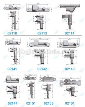 Truck body container lock cam keeper door lock keeper